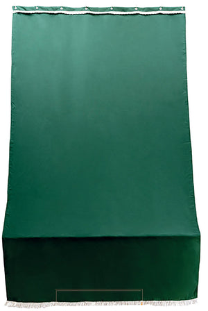 Tenda da Sole per Sormonto 140x250 cm in Poliestere con Anelli Ranieri Verde