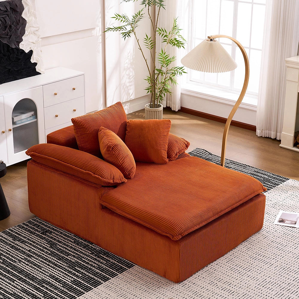 Canap¨¦ inclinable - Xylo - 46 cm - Design senza telaio, braccioli larghi