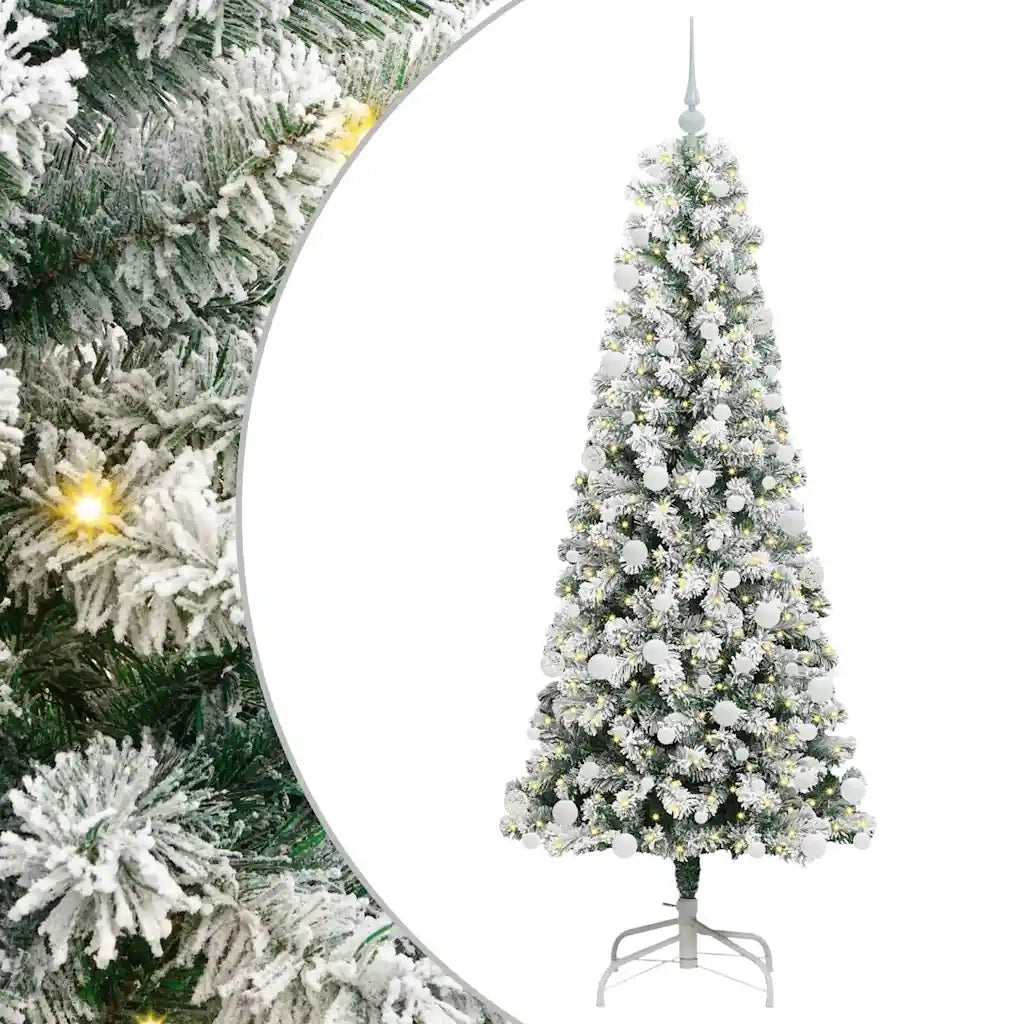 Albero di Natale Artificiale con Rami Pieghevoli 180 cm 3395598