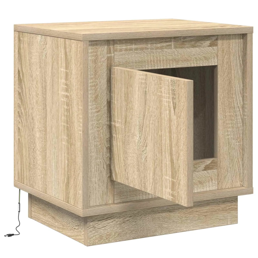 Comodino | Armadio da Notte | Mobiletto da notte Rovere Sonoma 44 x 34,5 x 45 cm