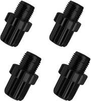 Componenti di freno in alluminio leggero - 4 pezzi - M10x26x10mm - Viti regolabili - Adatti per biciclette - Durissimi e leggeri - Componenti freno