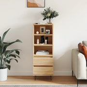 Credenza-Buffet-Armadio da cucina Rovere Sonoma 40x36x110 cm in Legno Multistrato 598252