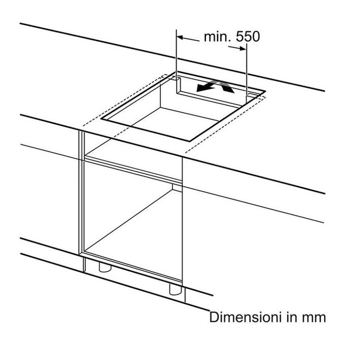 Bosch Serie 6 PVS645HB1E Piano cottura a induzione 60 cm Nero, con profili