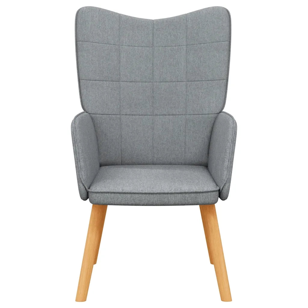 Poltrona Relax Grigio Chiaro in Tessuto cod mxl 12200