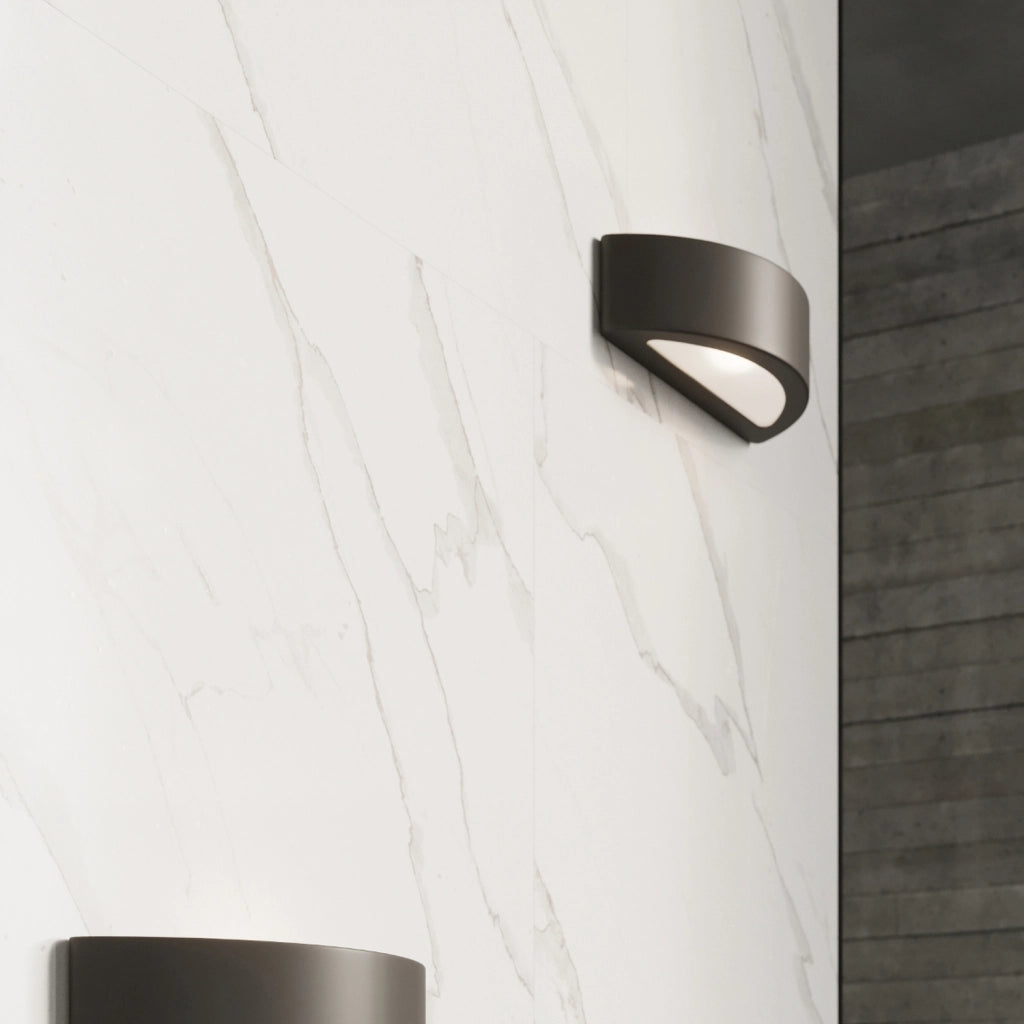Lampada da parete in ceramica ATENA nero