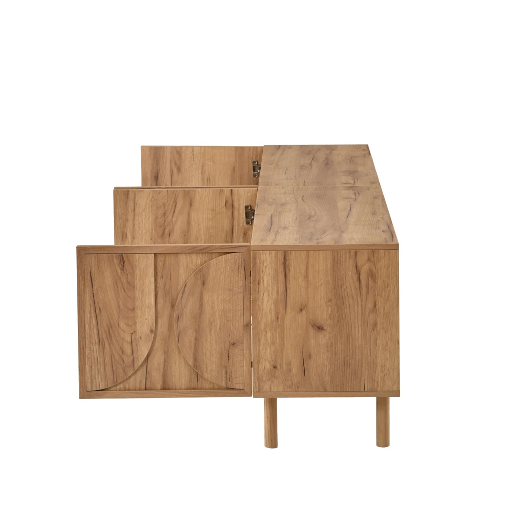 mobile tv con 4 ante; 2 vani; passacavi; per soggiorno; 180 × 38 × 56;5 cm