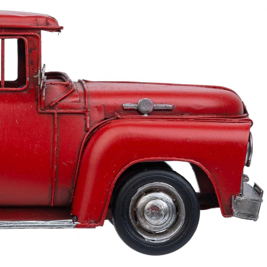 Furgone in metallo rosso 28x12x12h