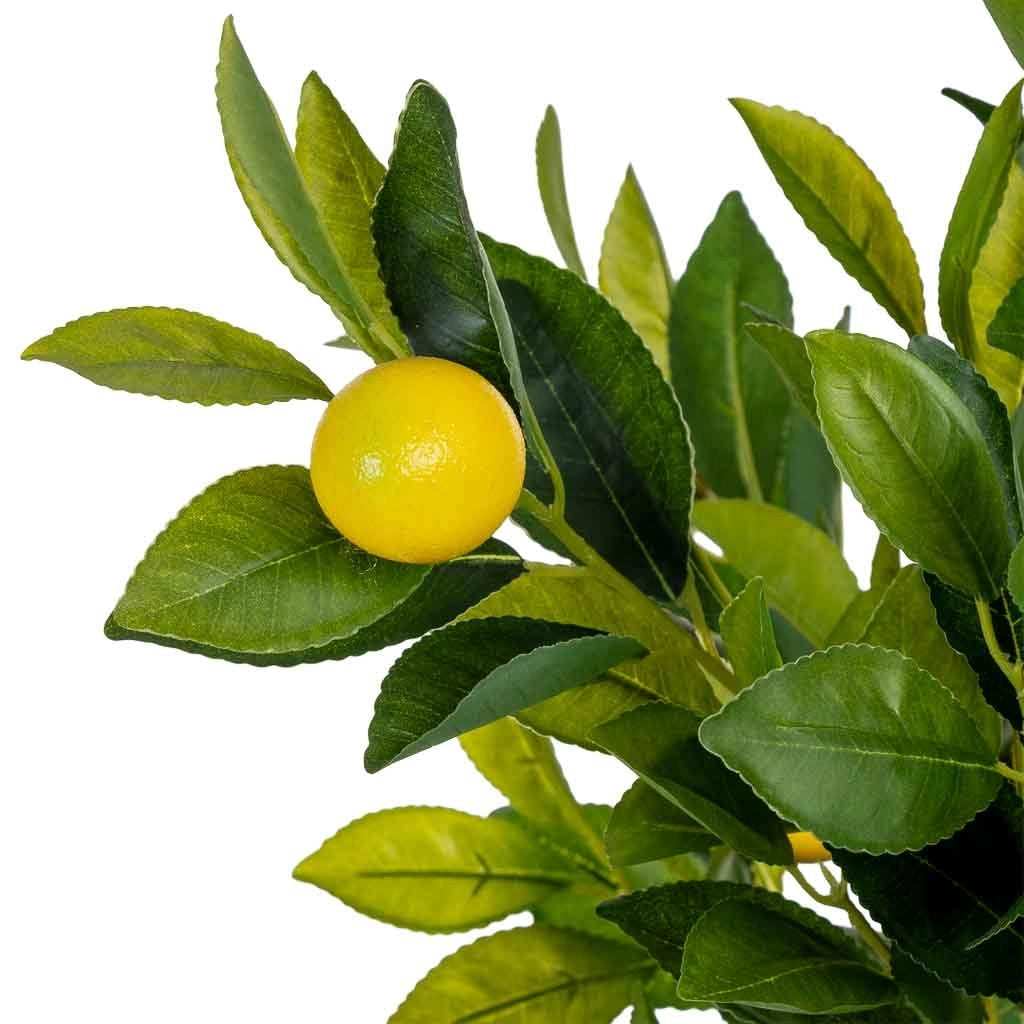 Albero di limone artificiale decorativo verde 55x55x120cm