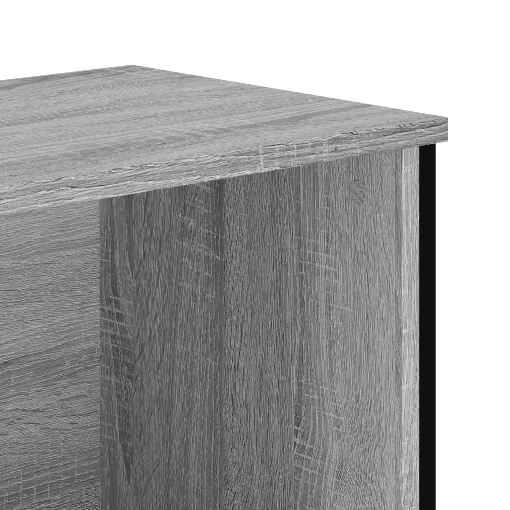 Libreria Grigio Sonoma 80x31x137,5 cm in Legno Multistrato 848632