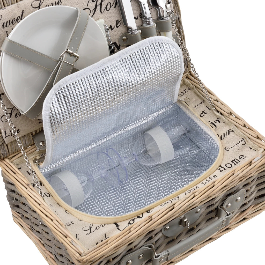Cestino da picnic grigio per 2 persone 03_0010210