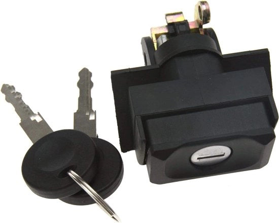 Chiusura Cassetta Portabagagli - Slot Portellone - Sicurezza Auto - Con 2 Chiavi - Misura Standard - Nero