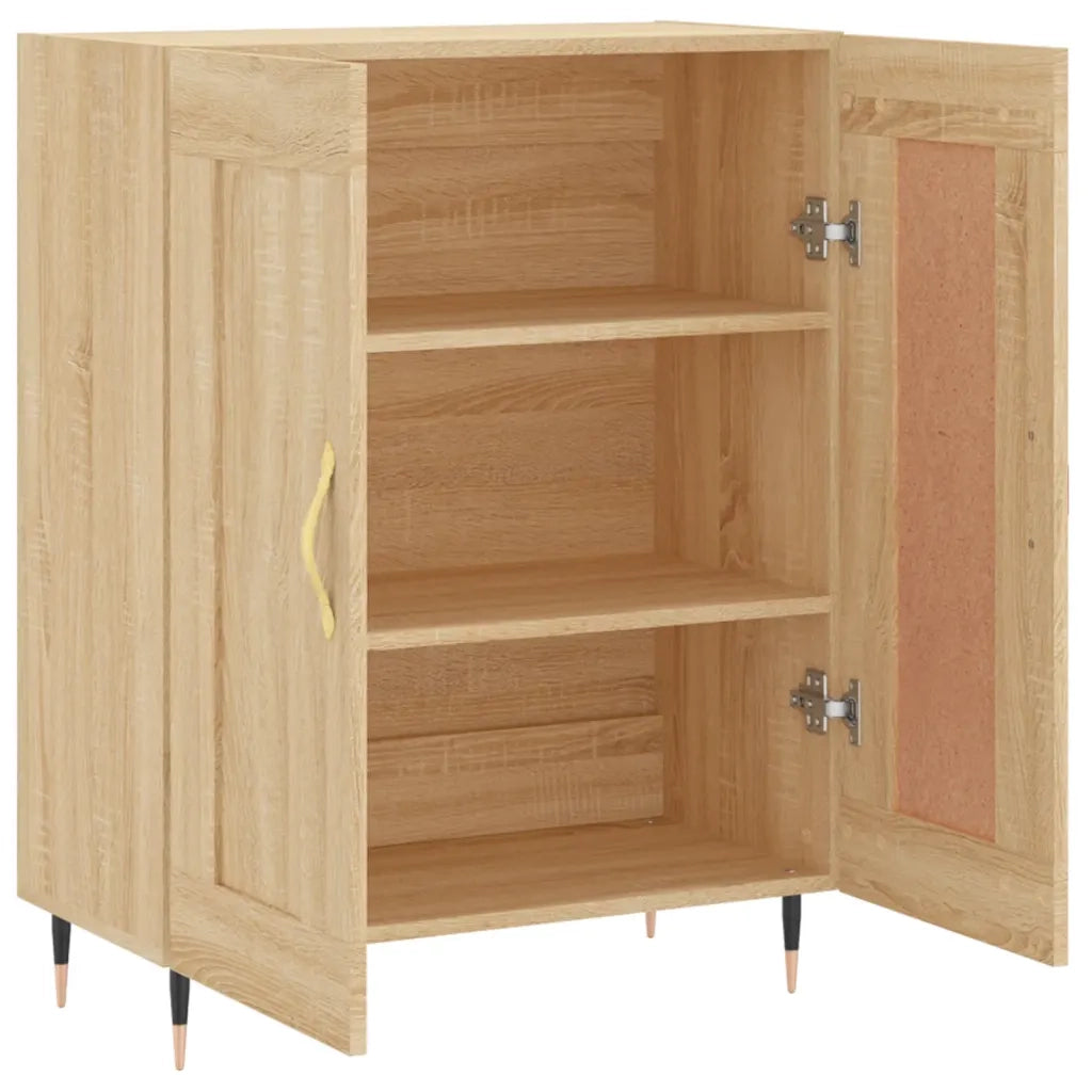 Credenza Rovere Sonoma 69,5x34x90 cm in Legno Multistrato 830175