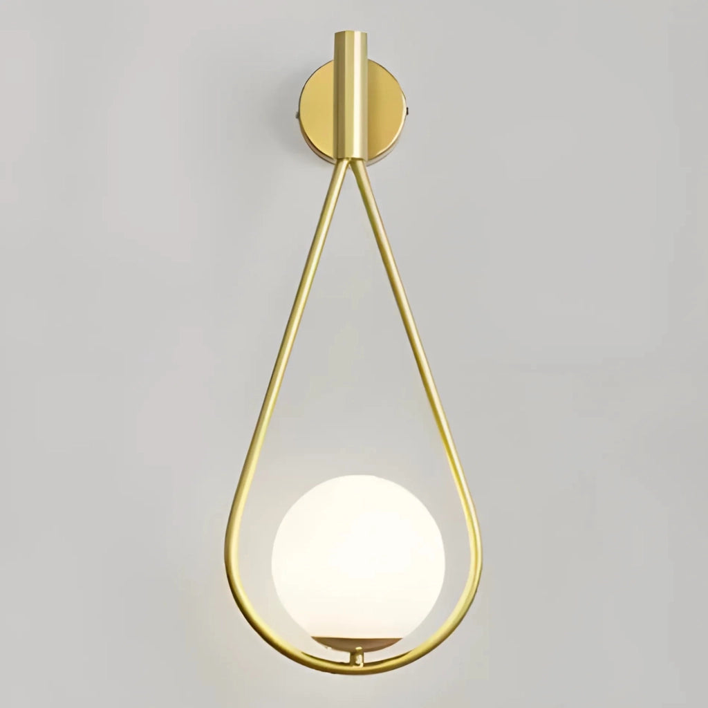 Lampada Da Parete G094-1w Gold White