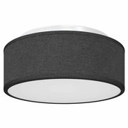 Lampada da soffitto Nero 30 x 30 x 13,5 cm Tessuto CFW4303124