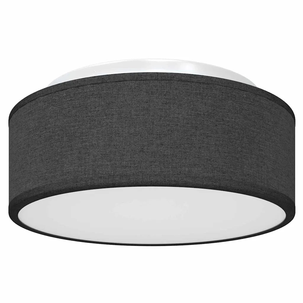 Lampada da soffitto Nero 30 x 30 x 13,5 cm Tessuto CFW4303124
