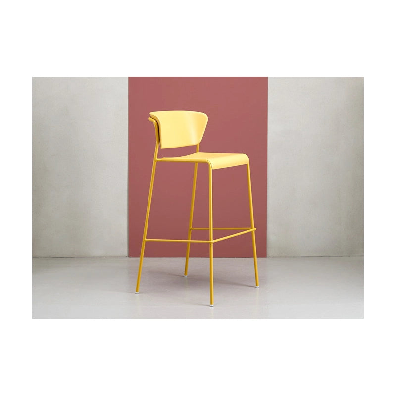 SET DUE SGABELLO LISA TECNOPOLIMERO HT 75CM SCAB DESIGN MADE IN ITALY - Antracite 81