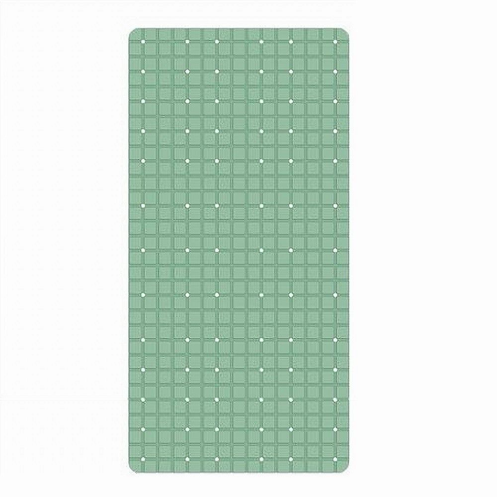 Trade Shop - Tappeto Tappetino In Pvc Antiscivolo Vasca Da Bagno Doccia 68x36 Cm 79752 Verde -