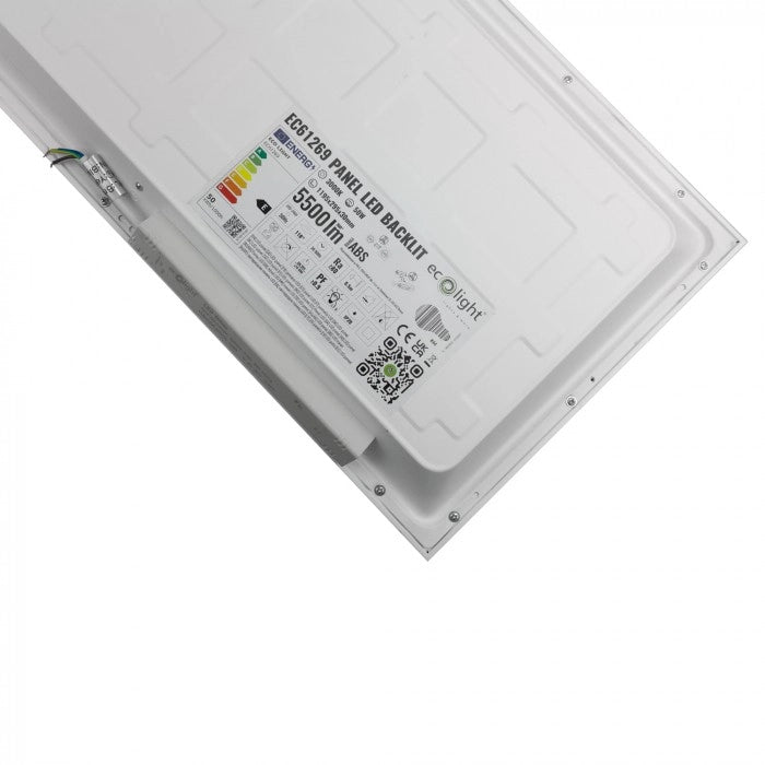 Pannello LED rettangolare 50W 3000K 5500lm bianco Ecolight