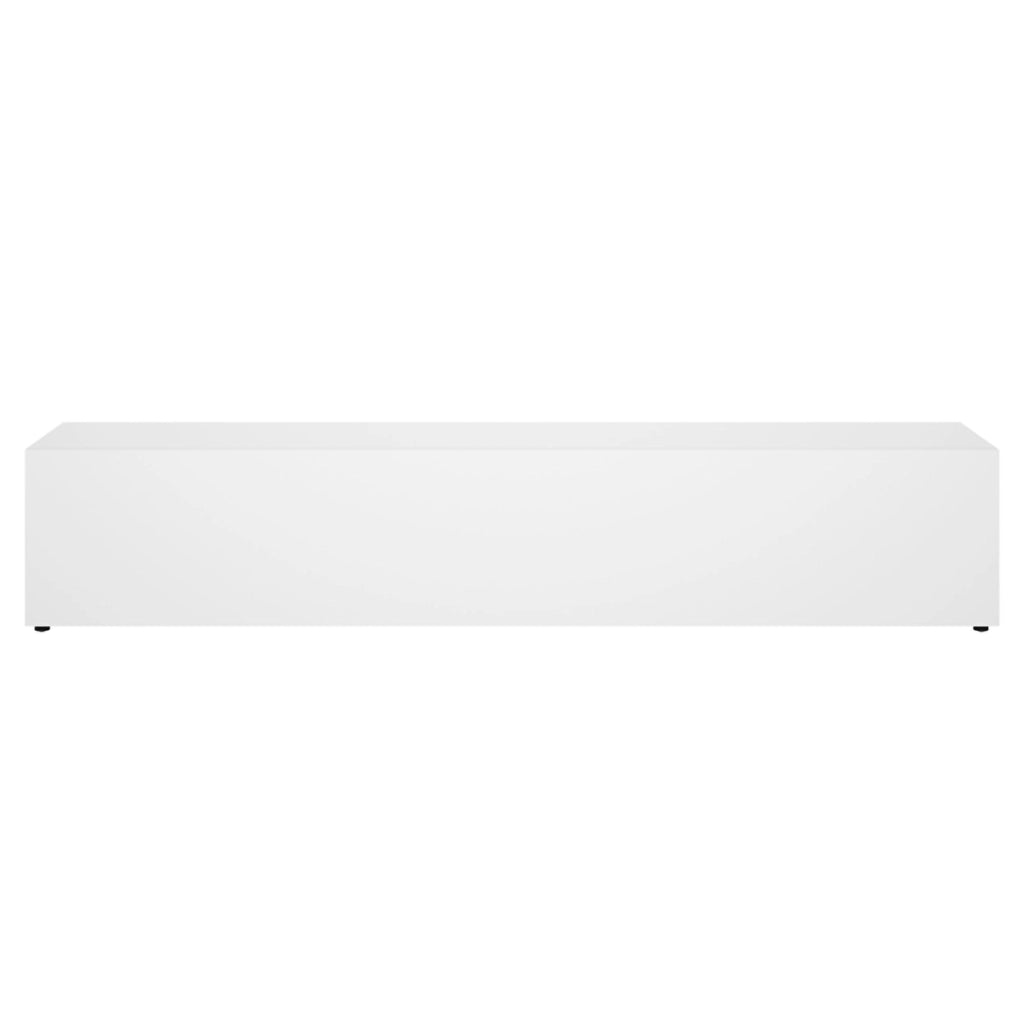 Brewster, Mobile Porta tv un Ripiano, 42x220x42h cm Bianco