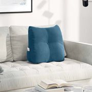 Cuscino per Schiena Blu 45 x 24 x 50 cm Velluto