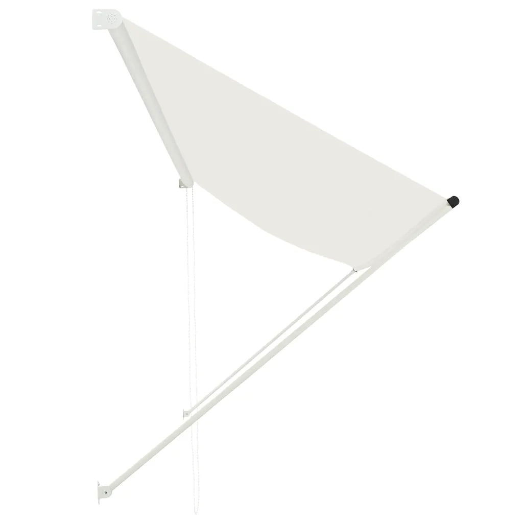 Tenda da Sole Retrattile-Tenda parasole per Patio 350x150 cm Crema