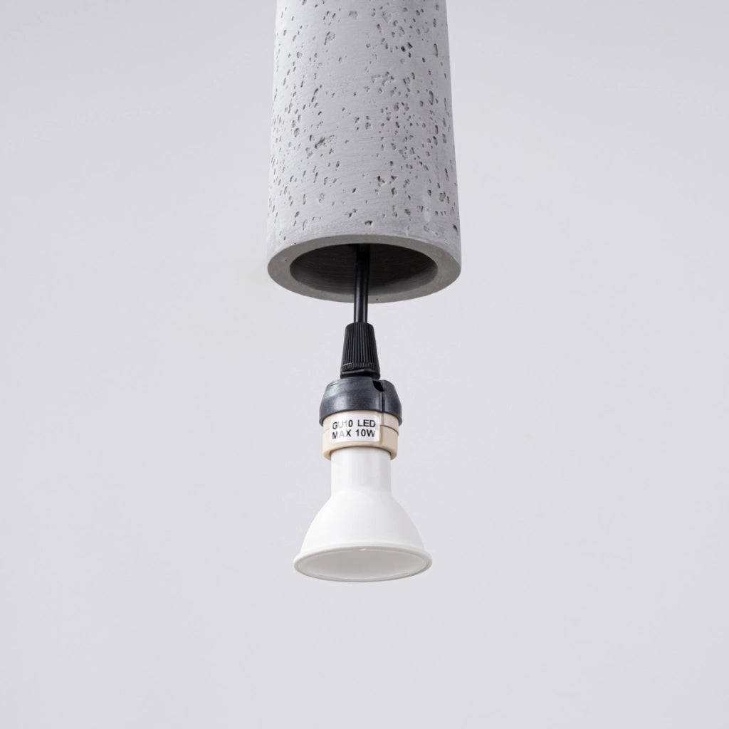 Lampada a sospensione ELECTRA in cemento