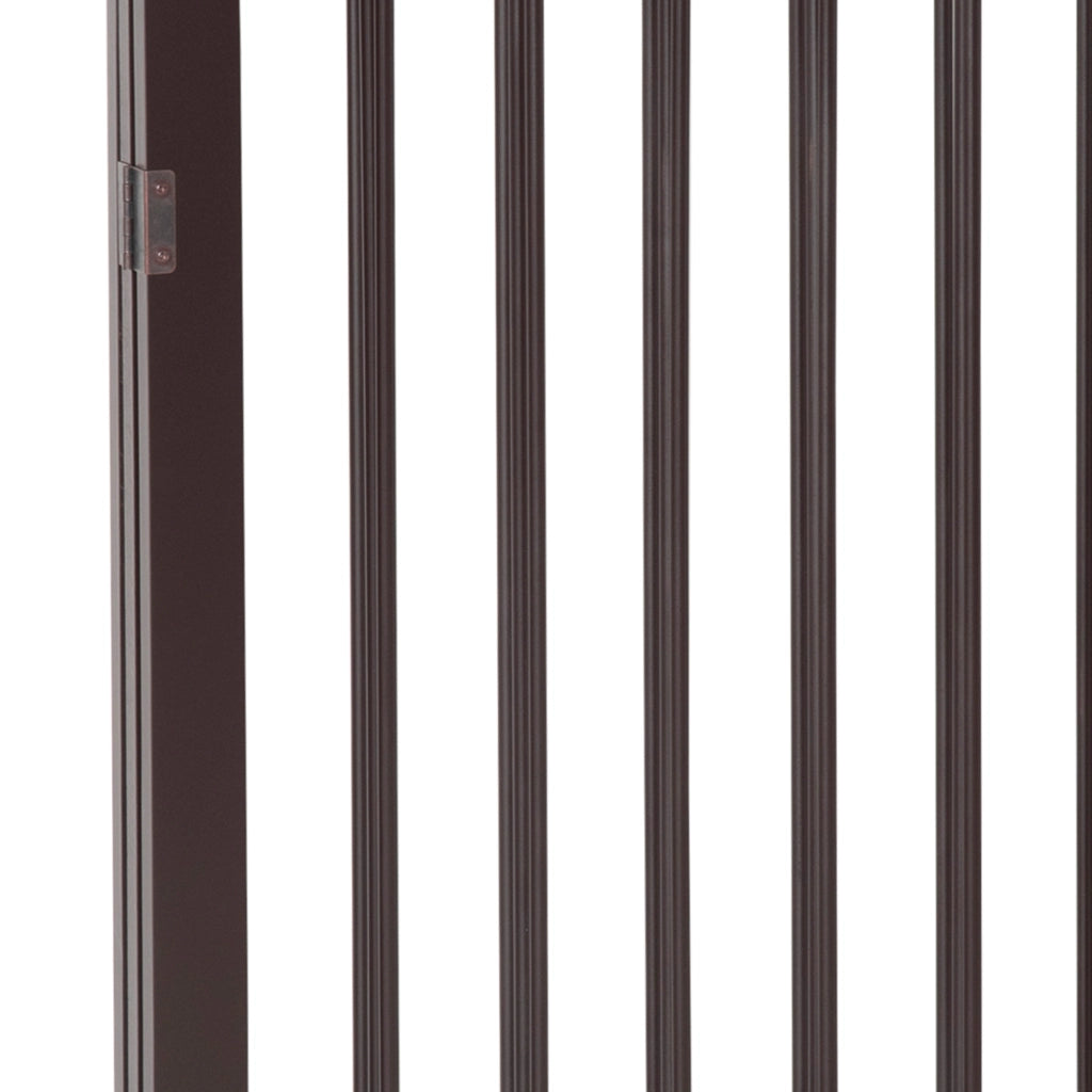 Barriera di sicurezza pieghevole 3 pannelli ¨C zephmum ¨C 160x76 cm colore marrone