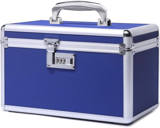 Medicatiedoos chiusura con borsa portatile, organizzatore di farmaci sicuro per bambini per denaro, documenti e farmaci