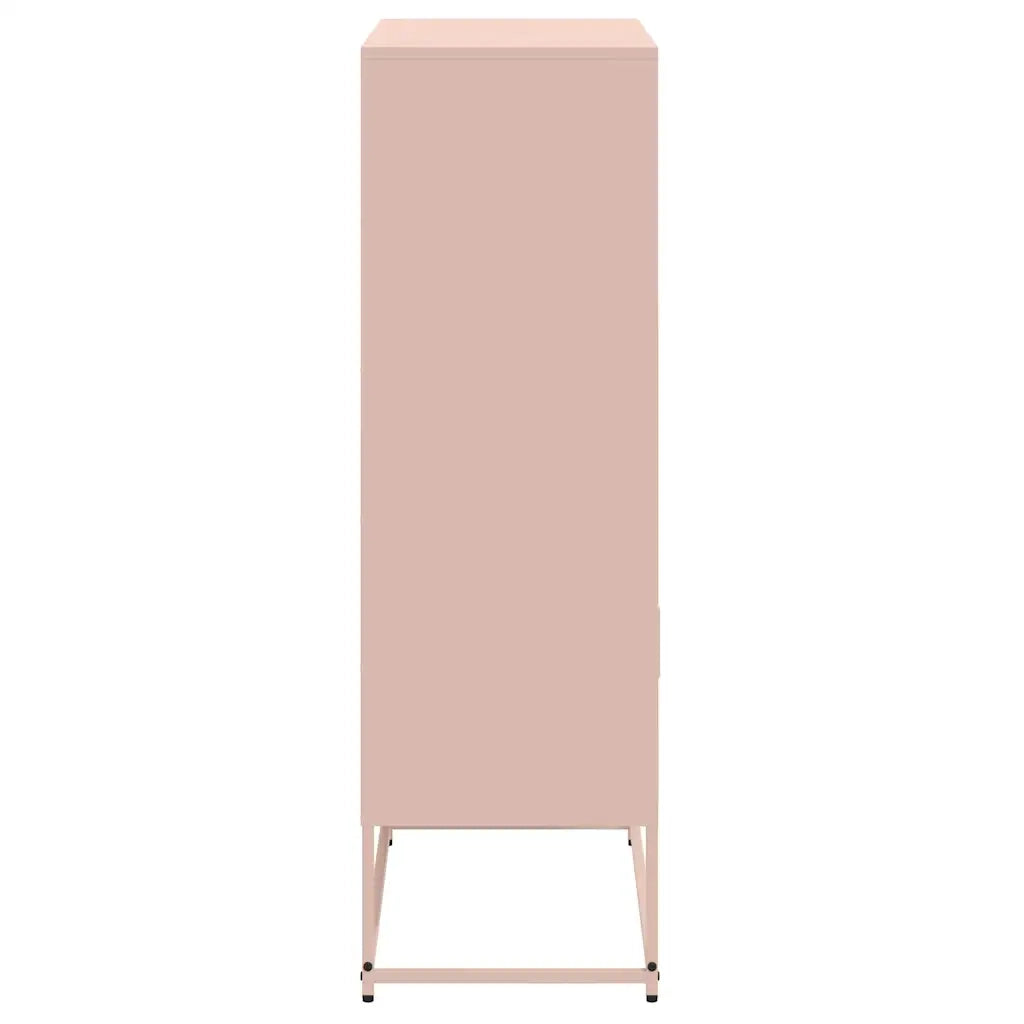 Credenza Rosa 68,5x38,5x123,5 in Acciaio