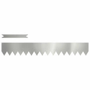 Bordura per Prato 20 pz Argento 100 x 0,05 x 15 cm CFW3588083