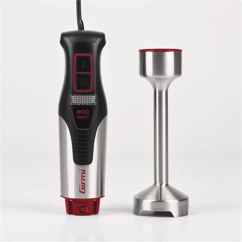 GIRMI MX39 MIXER A IMMERSIONE CON KIT 800 WATT 4 LAME FUSTO 19 CM