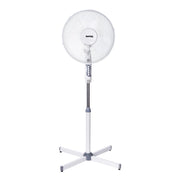 Zephir Ventilatore a piantana 40 cm altezza 133 cm 3 velocità oscillazione griglia di sicurezza base a croce luce notturna 45 W