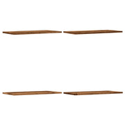 Mensole a Parete 4 pz-Scaffale a parete Legno Antico 60x30x1,5 cm in Truciolato