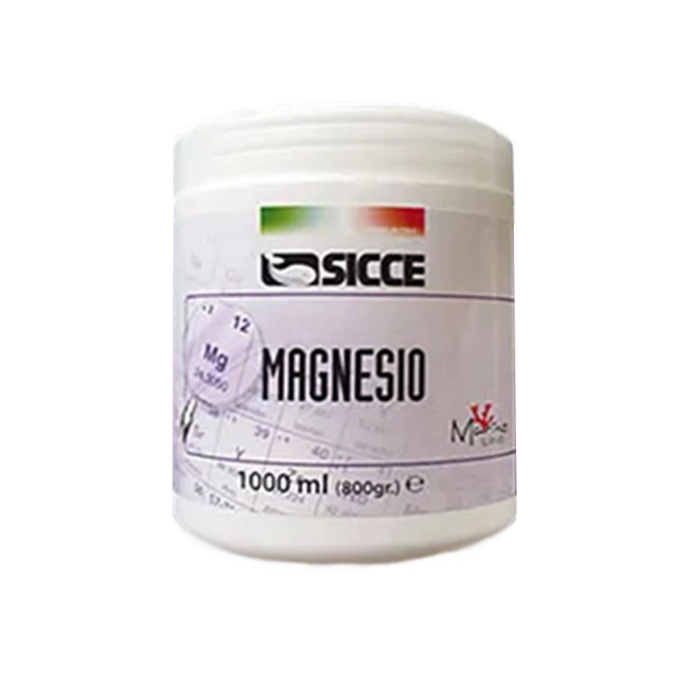 Sicce Magnesio in Polvere 1000ml/800gr - integratore di magnesio concentrato per acquari marini