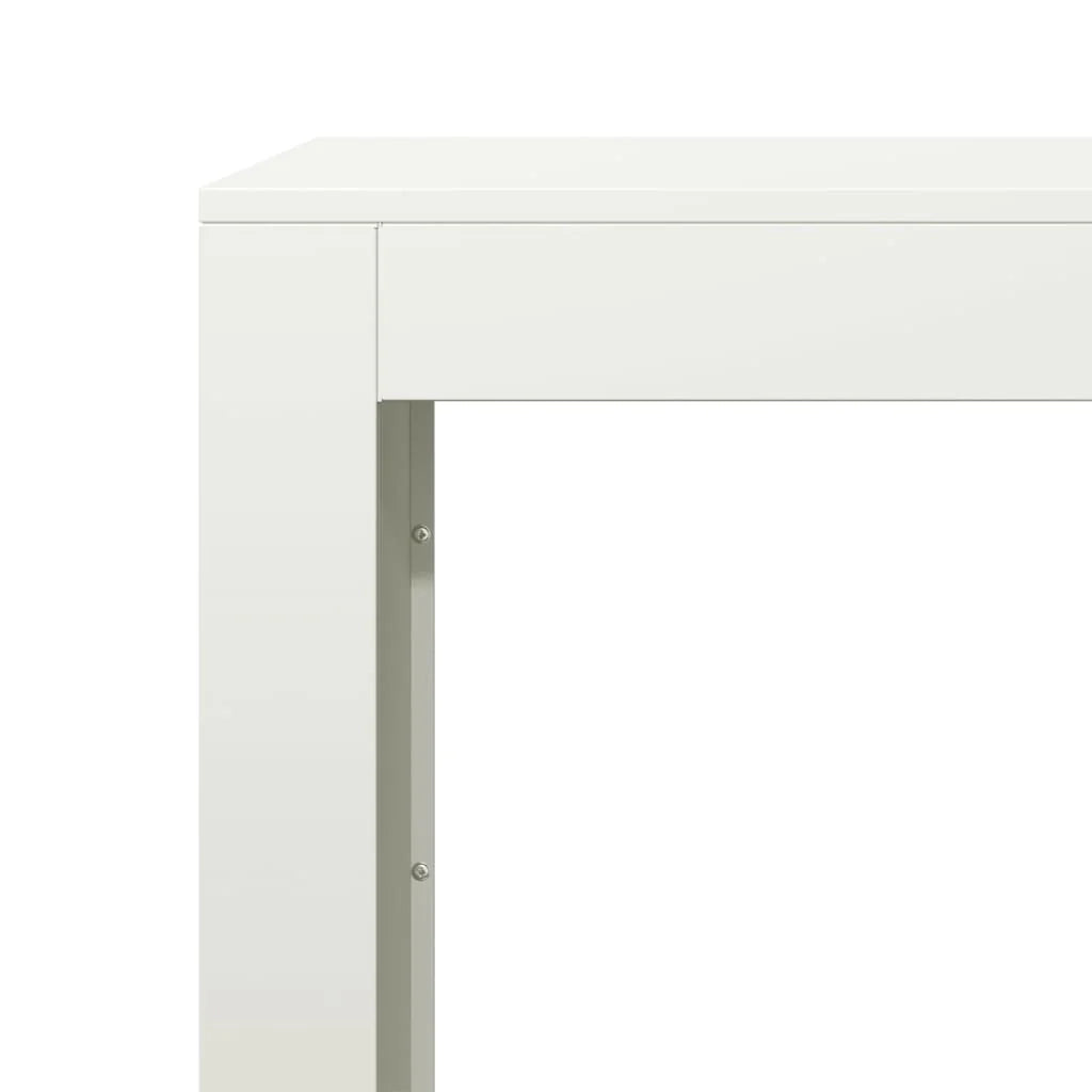 Portalegna 60 x 40 x 80 cm acciaio bianco 02_0043733