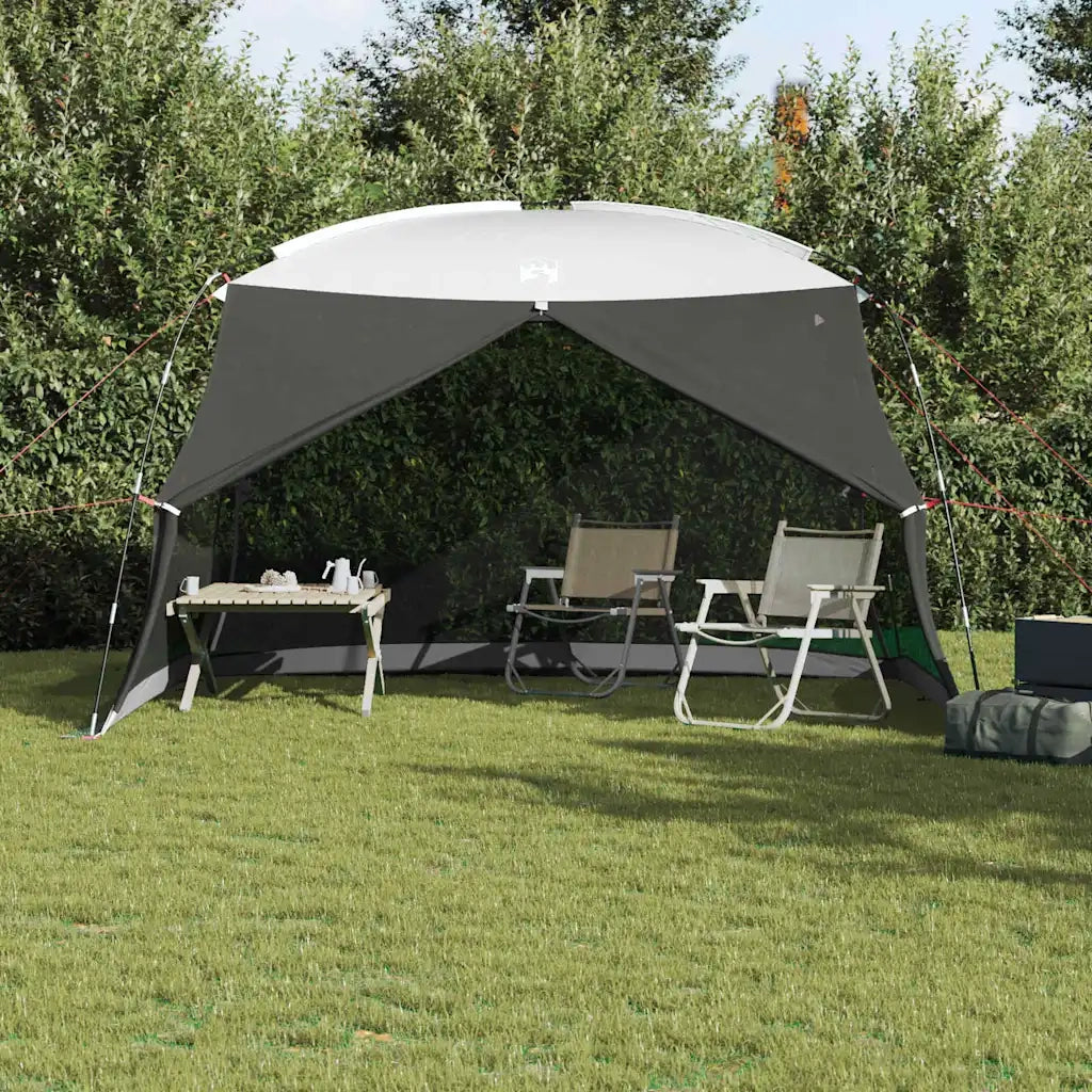 Tenda zanzariera con tetto Grigio 380 x 380 x 225 cm 4100693