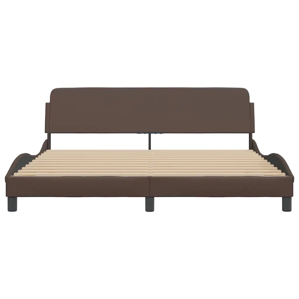 Giroletto Dover Marrone 180x200 cm in Similpelle 373240