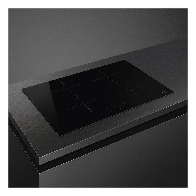 Smeg Universal SI1B2742D piano cottura Nero Da incasso 75 cm Piano cottura a induzione 4 Fornello(i)