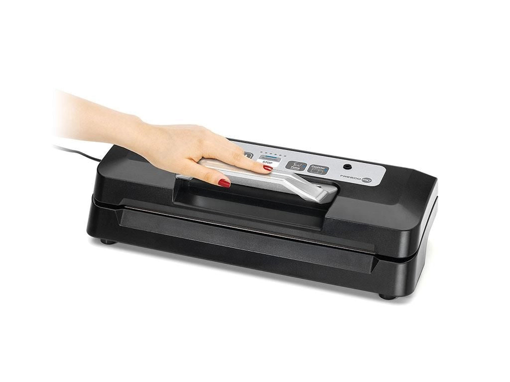 Laica VT3119 Macchina per Sottovuoto Automatica 110W 0.7 bar 12 l-min Sigillatura Standard e Strong colore Nero