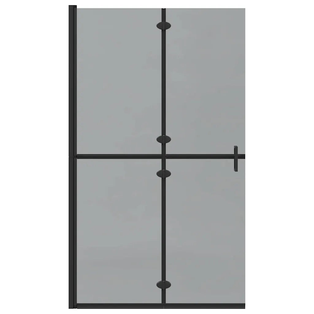 Parete doccia walk-in Nero 110 x 6,5 x 190 cm CFW6284532