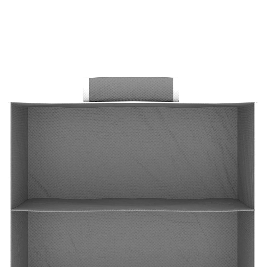 Organizer per Armadio da Appendere con 6 Ripiani 2 pz Tessuto 288326