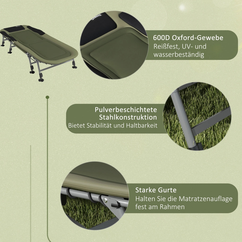 Letto da campo ¨C zephmum ¨C verde 200x85x40-55 cm