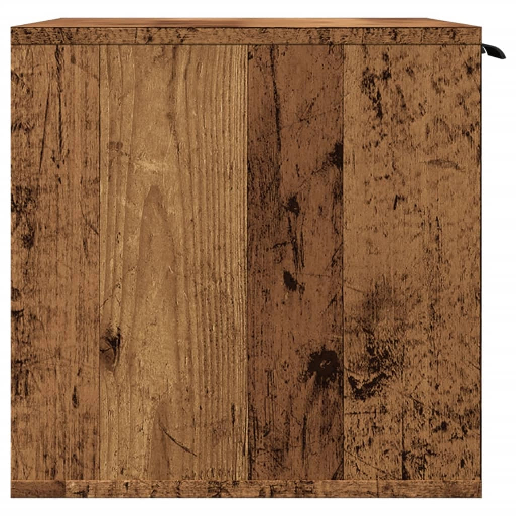 Mobiletto per lettiera per gatti legno vecchio legno marrone ingegnerizzato 02_0043344