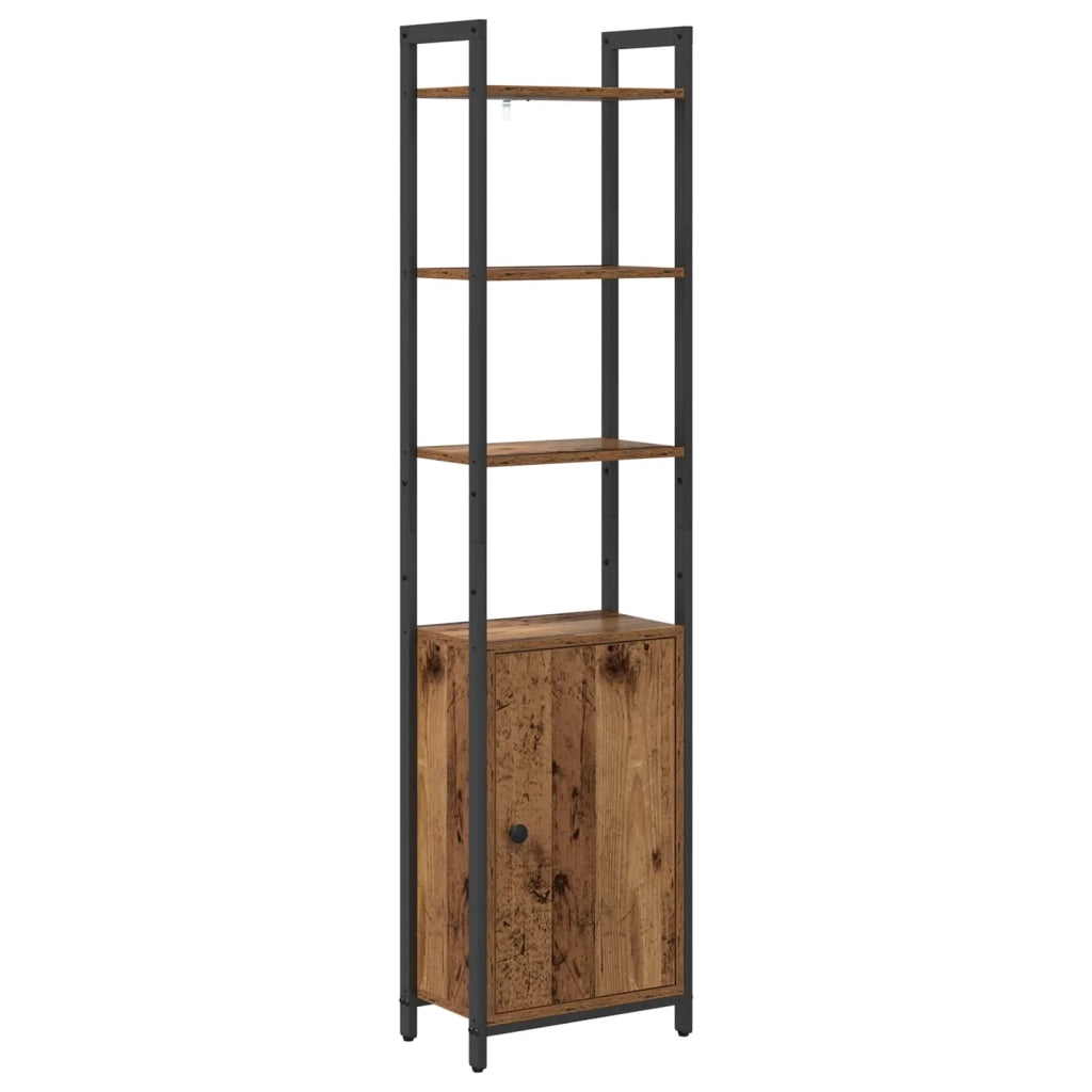 Armadio per Libri Legno vecchio 40 x 24 x 161 cm