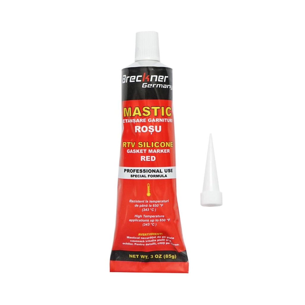 Sigillante siliconico per guarnizioni rosso 85g, alte temperature fino a 343°C