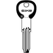 CHIAVE PUNZONATA CISA CS62DZ SILKY SILCA - OTTONE NICHELATO- 5 pezzi