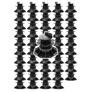 Set 50 supporti per pavimenti galleggianti, altezza regolabile 60-128mm Max 2700 kg, Pavimenti Decking