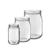 VASO IN VETRO PER CONSERVE 1062 cc - imb. Ø 82 mm - 12 pezzi