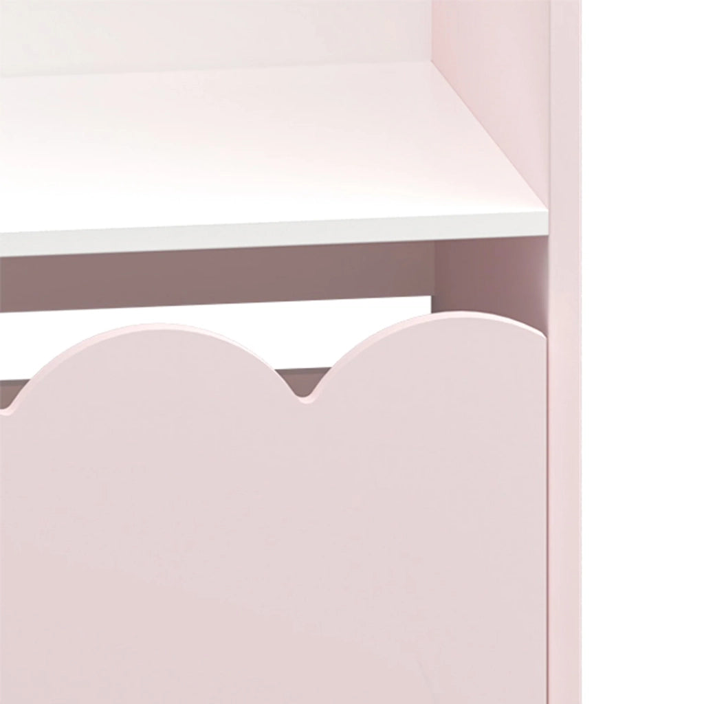 Scaffale dal design senza tempo per soggiorno camera da letto mobile contenitore per bambini rosa zucchero filato 03_0011309