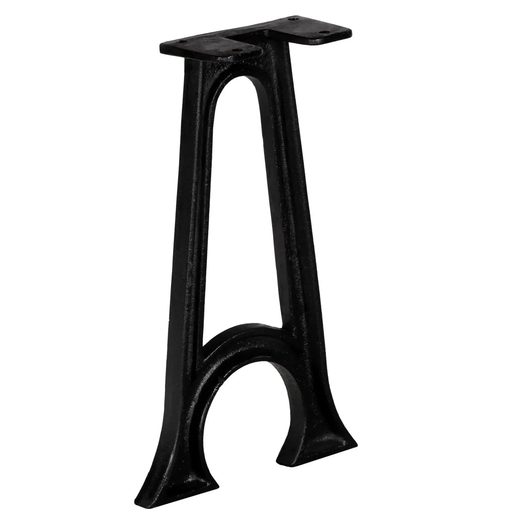 Gambe per Panca 2 pz con Base ad Arco a Forma di A in Ghisa 245431